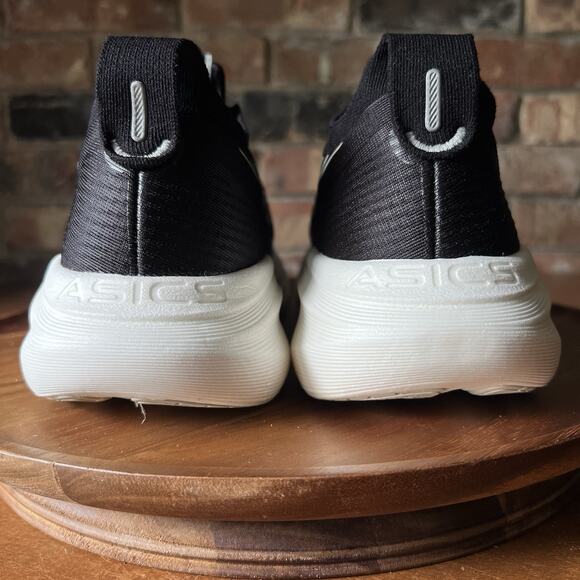 Asics Gel Nimbus 27 Cushioned Black Road Running Shoes Sneakers Women's 9.5 Wide - Picture 8 of 16